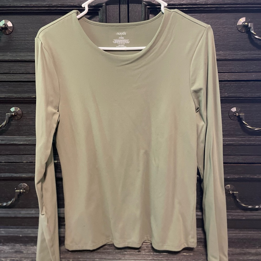 Nuuds Olive Long Sleeve Tee